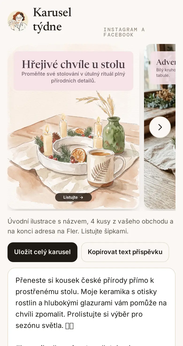 Karusel týdne