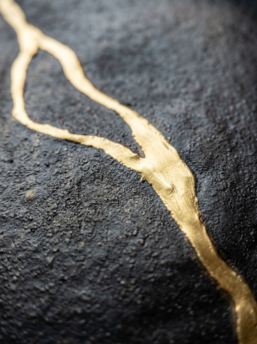 Věrný detail struktury a materiálu výrobku
